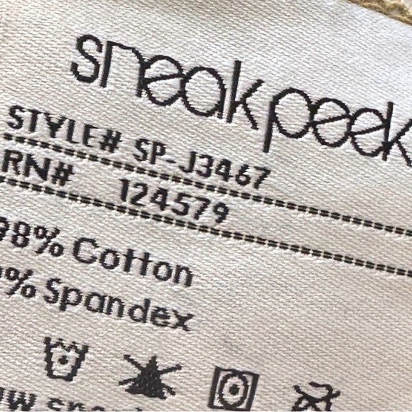 Sneak Peek Blue Denim Patchwork Jacket with Patches - Picture 5 of 5